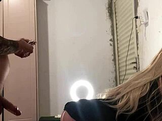 stepdaughter's tight ass fucked while wife leaves me with her sex doll