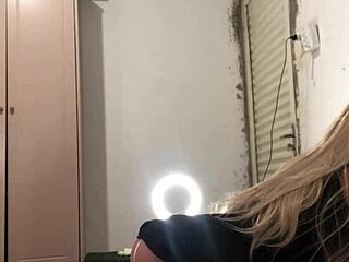 stepdaughter's tight ass fucked while wife leaves me with her sex doll