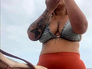 At beach pussy swollen wet ready for hard cock pounding now!