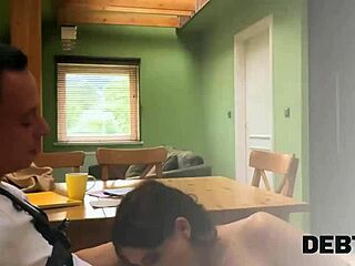 Hungarian Wife's Shaved Pussy Surprised By Collector's Cock