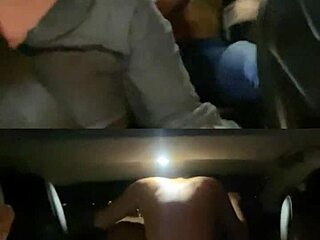 wife bangs lover backseat as cuck drives