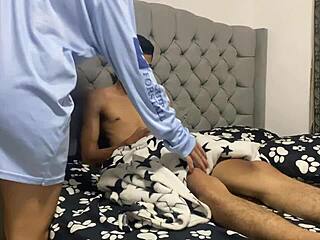 stepsister couldn't resist fucking my big cock tattooed body