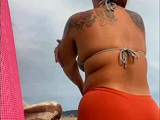 At beach pussy swollen wet ready for hard cock pounding now!