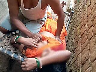 Indian teacher seduces student for first-time mms sex on camera