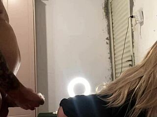 stepdaughter's tight ass fucked while wife leaves me with her sex doll