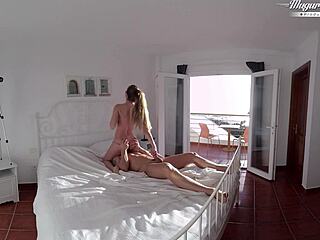 Bedroom Voyeur Catches Cute Blonde Mary Rock Doggystyle Fucked Hard