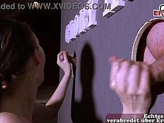 devotee teen schlampe surrenders narrow ass to two men in brothel bang