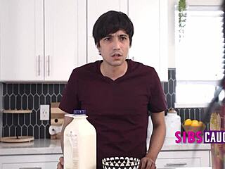 Cute Petite Latina Teen Embraces Emotional Stepbro Fucking Era Passionately