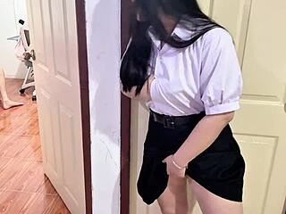 Student Busts Sofa Masturbation Caught In Action