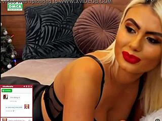 pennies make this blonde mommy whore moan like crazy