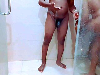 HOT Couple FUCKS Hard in Steamy Shower Close-Up!