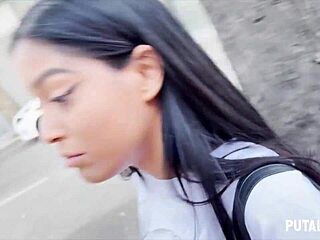 putalocura torbe uh catches skinny teen kali... seduces her for hard doggystyle pounding!