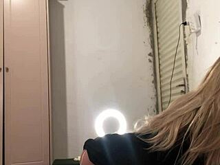 stepdaughter's tight ass fucked while wife leaves me with her sex doll