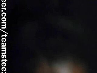 Slipping upstairs for sneaky bbc blowjob at family bbq