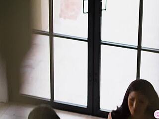 petite brunette lesbian fingers her hairy asian best friend's wet beaver intimately