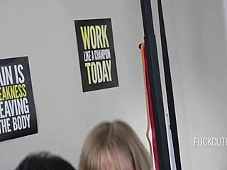 Daddy, watch your tiny stepdaughter seduce you mid-workout? coco lovelock