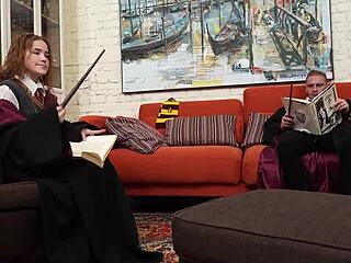 passion spell... my magic wand deep in her shaved pussy!