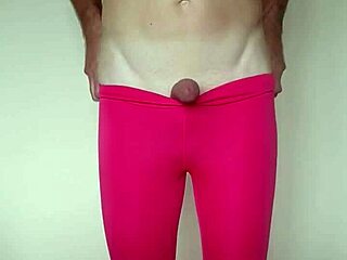 misr4 pink leggings tight workout closeup update
