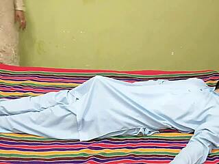 indian bhabhi's pussy fire quenched by servant's fat cock shoved in mouth