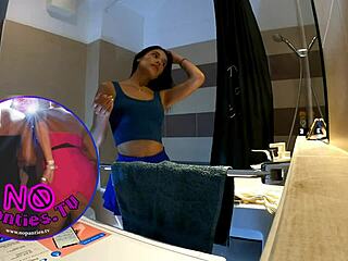 isn't she the cutest teen in that sexy mini skirt