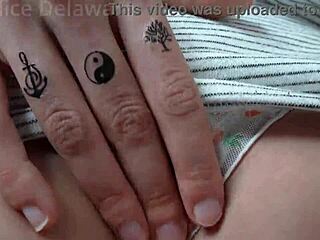 skinny teen in miniskirt got groped on public bus and fucked her tight pussy