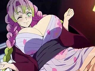 Anime redhead hentai girl rides cock cowgirl style teasingly