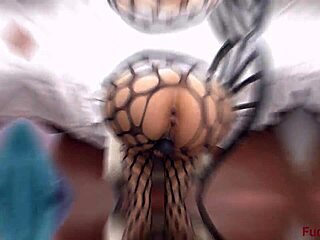 Huge Dildo Rips Open Beautiful Slut's Tight Ass Hole!