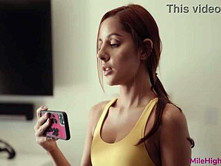 Vanna Bardot Busts Stepdad's Secretary Videochat Secrets!