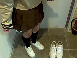 Girlfriend cheats with bigger cock from study buddy at his place raw