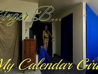 a peek at bound ginger granny's hairy trimmed pussy in lingerie pt 1