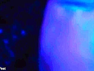 Brunette ties fat feet for wax play deepthroat tickle