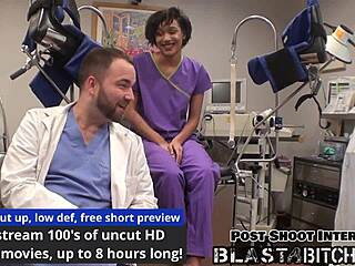 Jackie Banes' Shaved Pussy Blasted with Cum in Close-Up POV Creampie