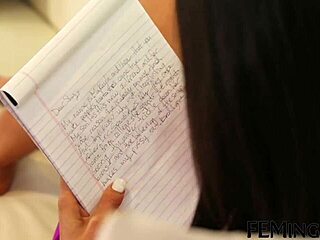 busty nympho teen lesbian party scissored fingered with dildo strapon