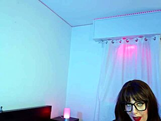 Goldy Chan Teases Pussy Striptease Backstage In Glasses