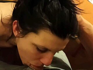 Homemade deepthroat blowjobs end in rough cumshot swallows compilation