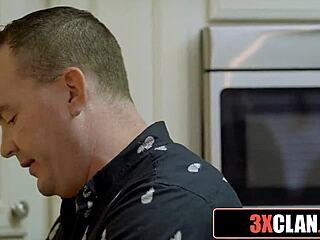 Sneaky MILF Grabs Stepdaughter's Boyfriend's Dick for Secret Threesome Fuck!