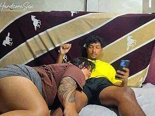 playing clash royale when stepsis sits on lap craving blowjob