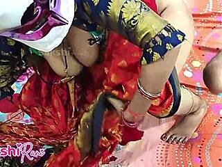 dever lifts bhabi's saree for intense doggystyle pussy pounding