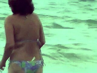 stepbrother fills my pussy with huge cumshot on beach