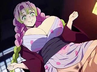 Anime redhead hentai girl rides cock cowgirl style teasingly