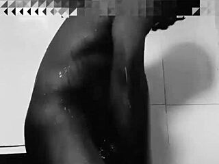 naija babe moans loud while stroking monster neighbor cock