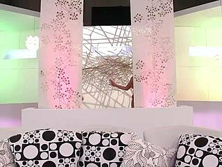 Freckled Ginger Teen and Blonde Big Tits Milf Ride Huge Cocks in Wild FFM Threesome Fuck Fest