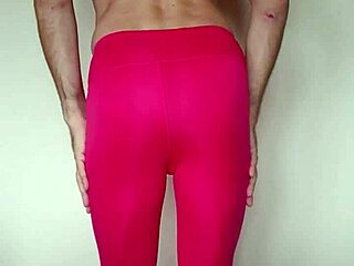 misr4 pink leggings tight workout closeup update