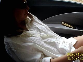 Naked Car Dildo Thrills Naughty Pussy To Orgasm