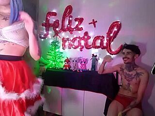 come play christmas with our nerdy barefoot cosplay