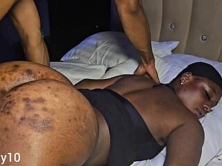 Dirty Street Slut Bent Over for Big Black Cock Doggystyle Pounding