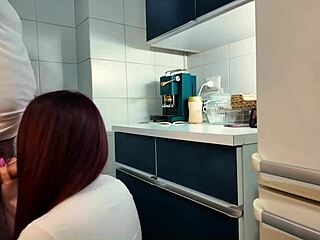 man i'm obsessed with this beautiful big ass slut in leather skirt getting fucked hard