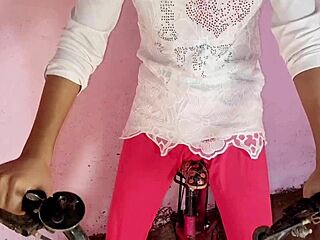 village girl gets fucked on bicycle caught by friends