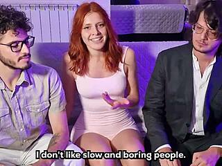 first casting interview turns dirty fmm threesome rough ride