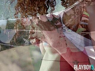 black teen 18+ strips as ex playboy pornstar model